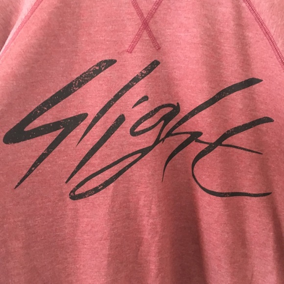 Slight Men’s Shirt Long Sleeve Burgundy Graphic - Picture 3 of 7